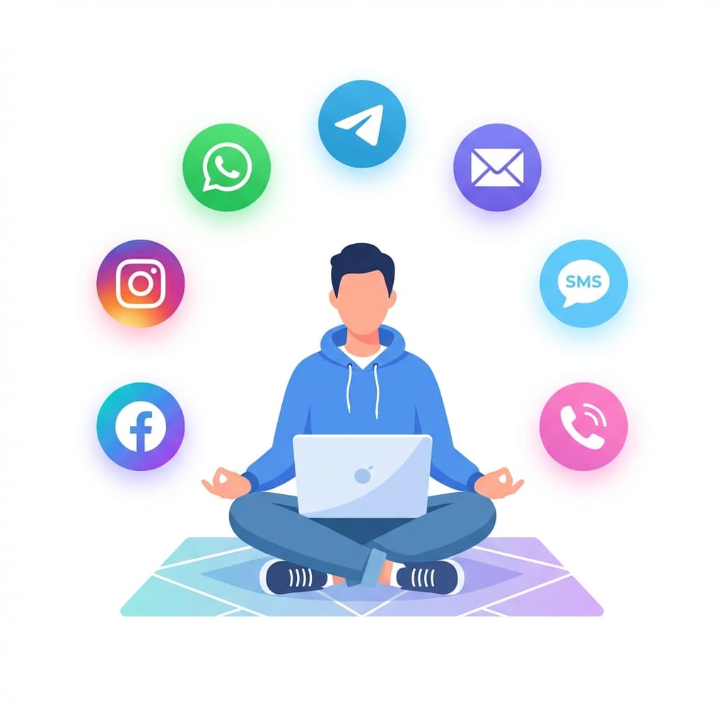 Chatbot Platform Illustration